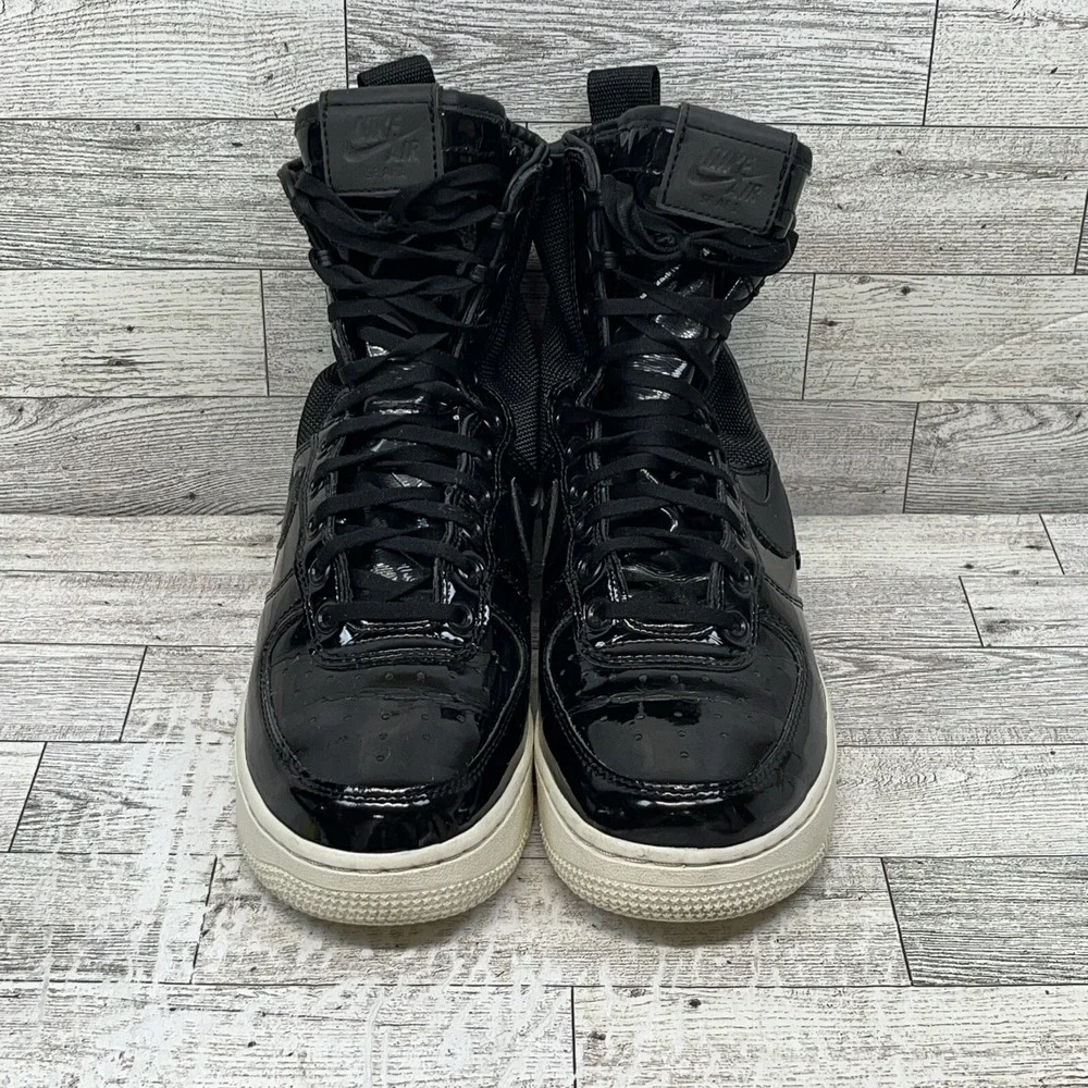 Nike SF Air Force 1 High Ruby Rose Black Boots AJ0963-001‎ Women Size 7